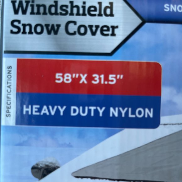 Car and Driver Windshield Snow Cover snow & ice resistant 58" x 31.5" - Picture 3 of 5